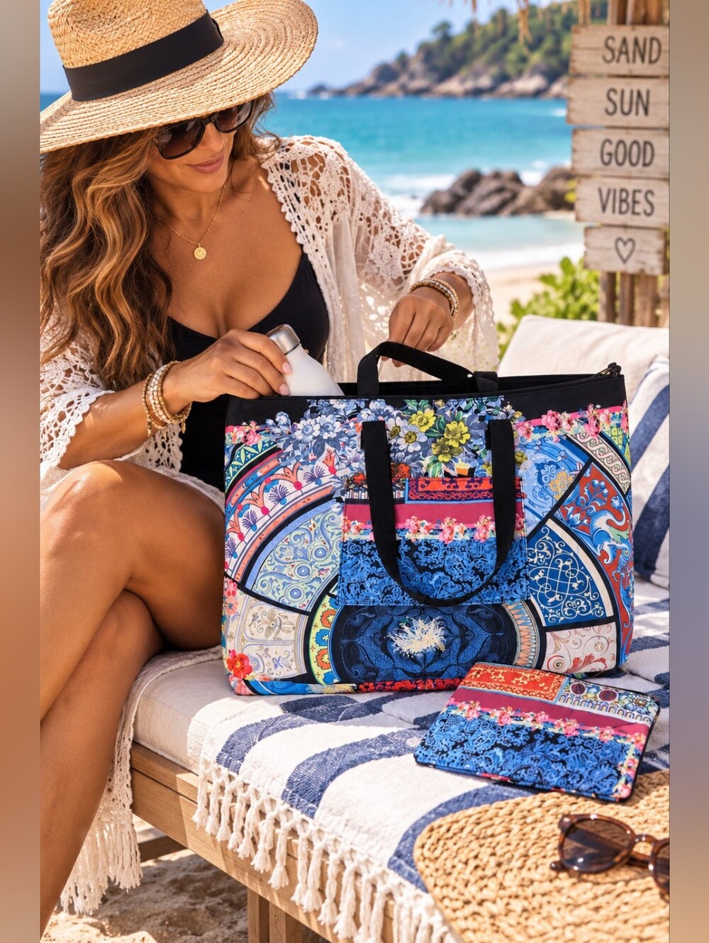Johnny Was Travel Tote Bag
